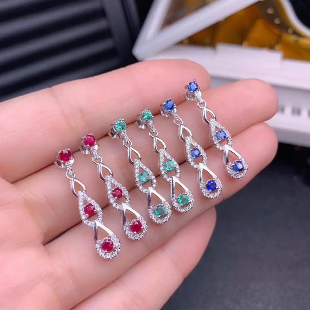 Серьги с драгоценными камнями для красоты | Украшения и аксессуары
