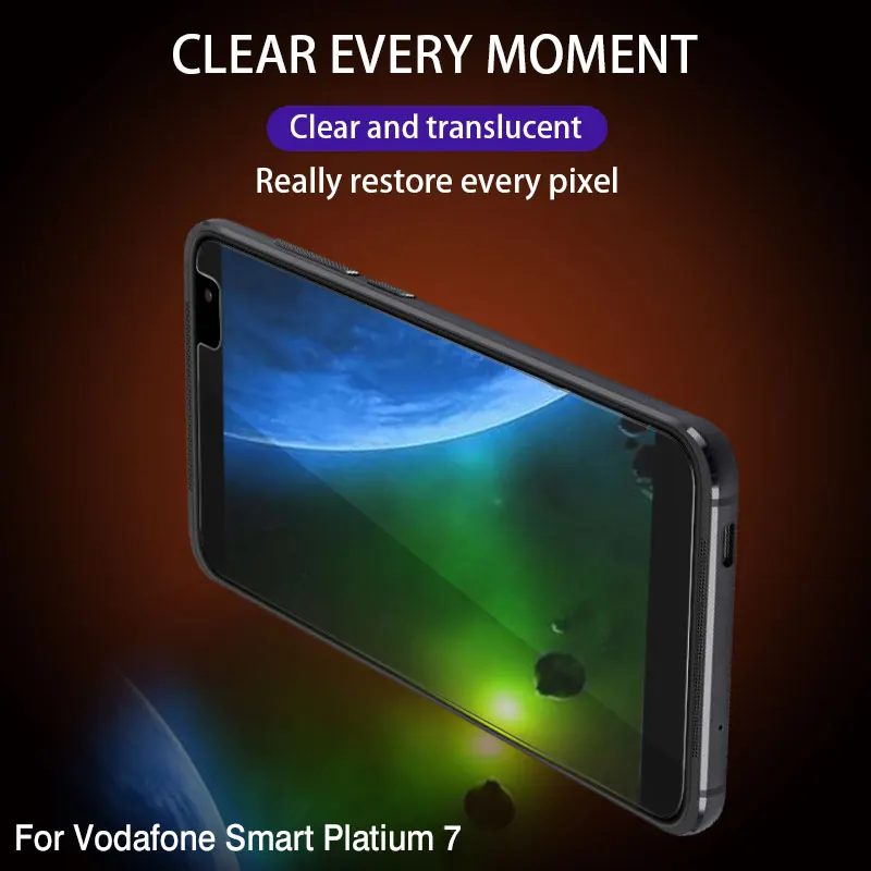 Закаленное стекло 9H для Vodafone Smart Platium 7 Защитная пленка Ultra 6 легкая в установке
