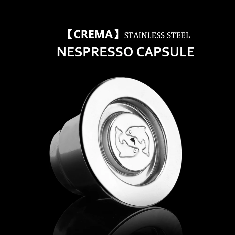 Новый Нержавеющая сталь металла Nespresso многоразовые капсулы многоразового для + 1