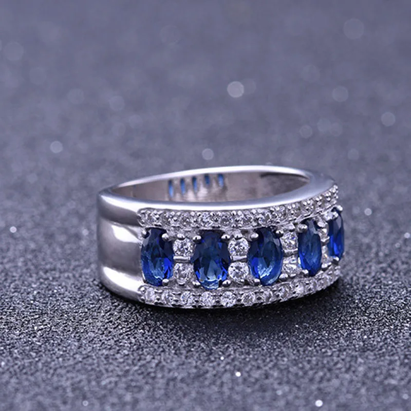 Красный ёлки бренд хорошее ювелирное изделие настоящее 925 серебро созданные Gemstone