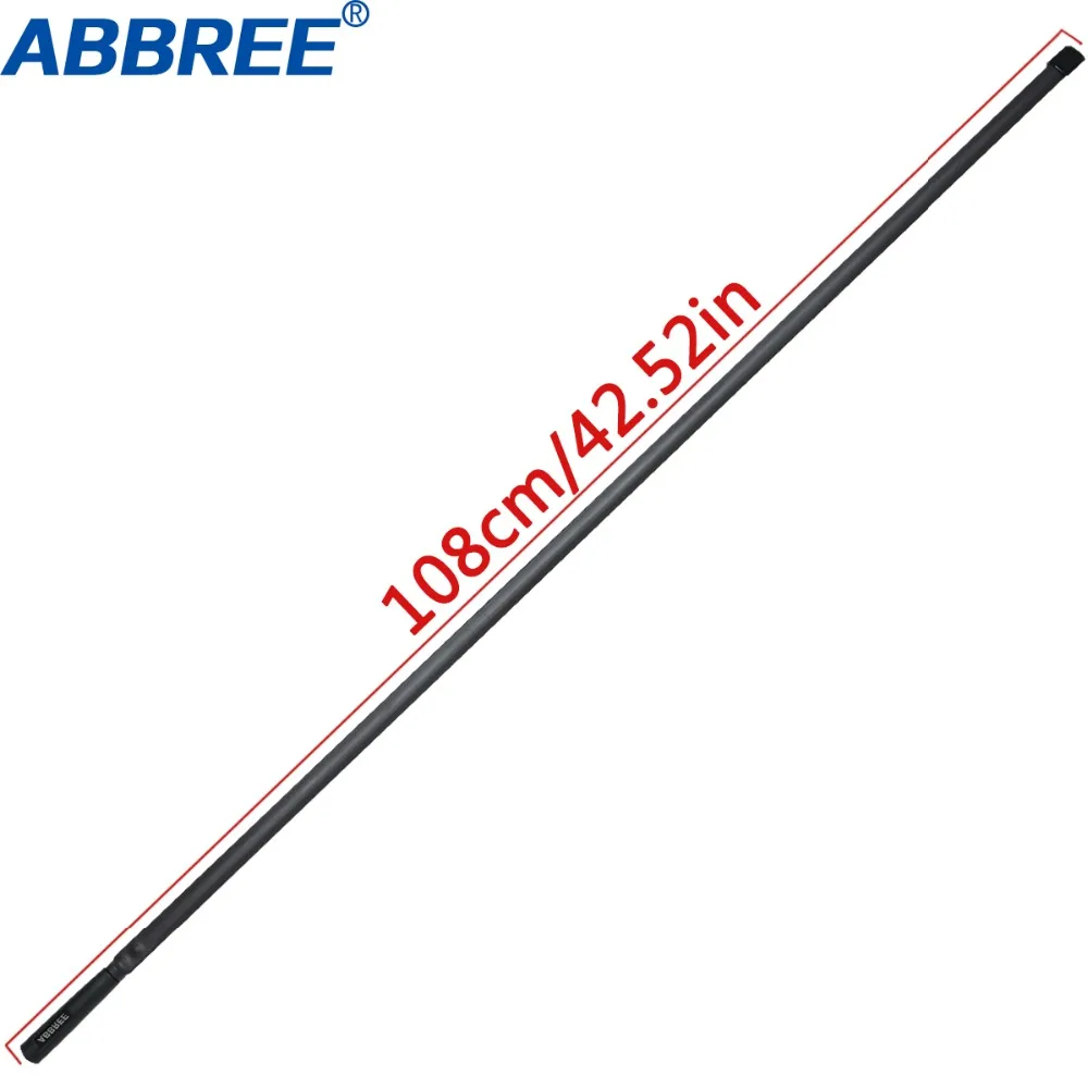 108 см ABBREE BNC разъем двухдиапазонный 144/430 МГц Складная CS тактическая антенна для рации TK300 Icom IC-F50V IC-V8 радио