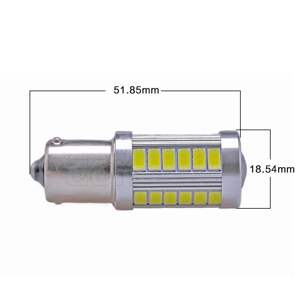 2 шт. высокое качество 1156 BA15S P21W 33SMD 5630 5730 LED 1157 BAY15D Автомобильный светодиодный