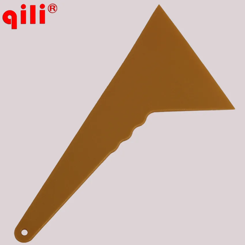 

DHL100pcs Free Shipping Plastic Squeegee Car QIli QG-32 Big Size Tirangular Plastic Scraper Handle Squeegee