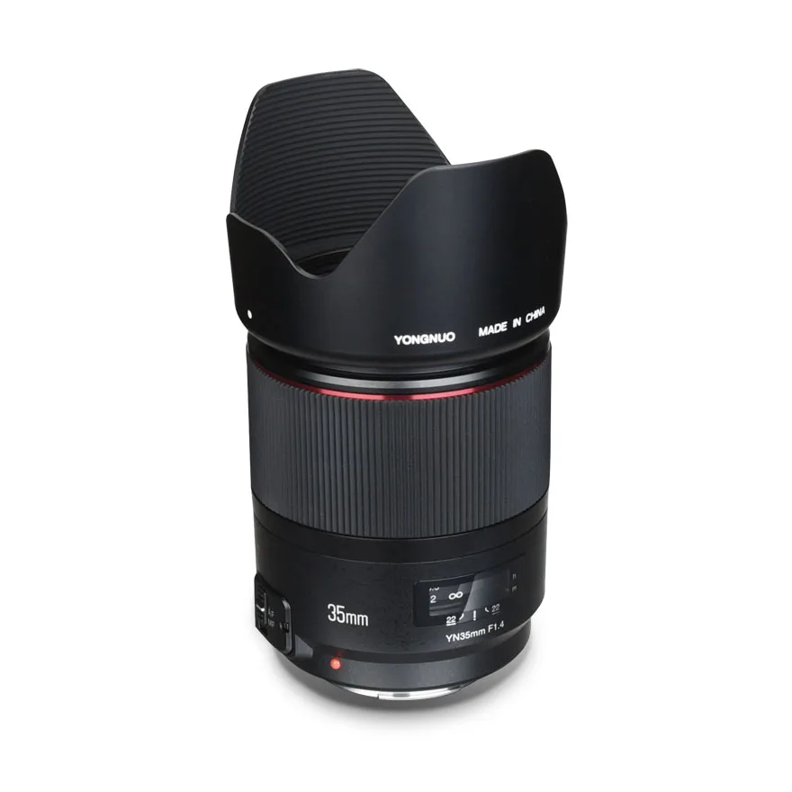 Объектив YN35mm F1.4 F1-4 широкоугольный основной объектив полная Рамка линзы для Canon DSLR камер 70D 80D 5D3 MARK II 5D2 5D4 600D 7D2 6D 5D