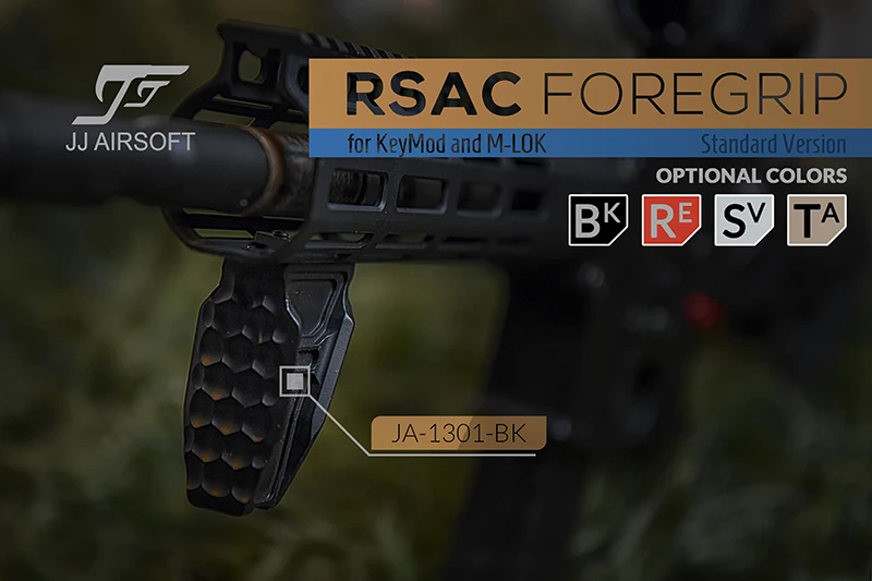 RSAC двунаправленный Foregrip ручной стоп для KeyMod& M-LOK MLOK CNC(черный/красный/коричневый/серебристый