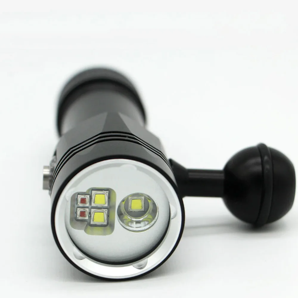 5x XM-L2 светодиодный фонарик для дайвинга WP0C использование 18650/26650 подводное