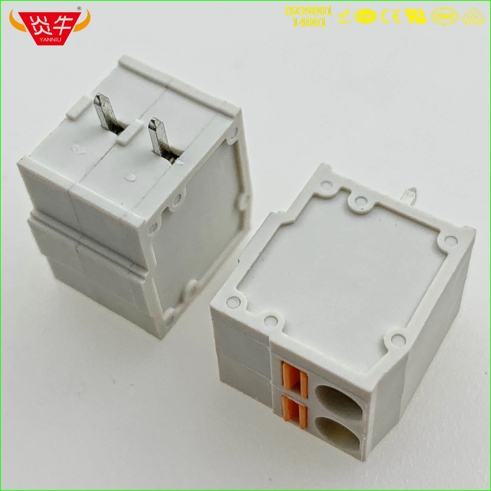KF239 5,08 2P~ 12P PCB Пружинные клеммные блоки 5,08 мм 2PIN~ 12PIN Феникс контакт DEGSON KEFA YANNIU