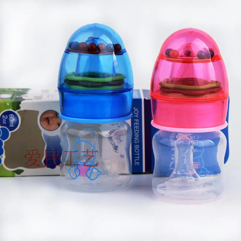 Высококачественная мини бутылочка для кормления младенцев 6 мл ПП мультяшная