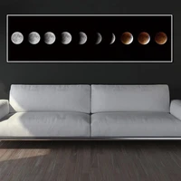 wall art pictures art print moon canvas painting home decor print and poster no frame painting decoration for living room