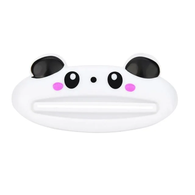 Panda baby 2 шт. Забавный Домашний Соковыжималка для зубной пасты ванная комната дозаторы зубной пасты Зубная щетка держатель для детей мама Дади - Цвет: Panda baby