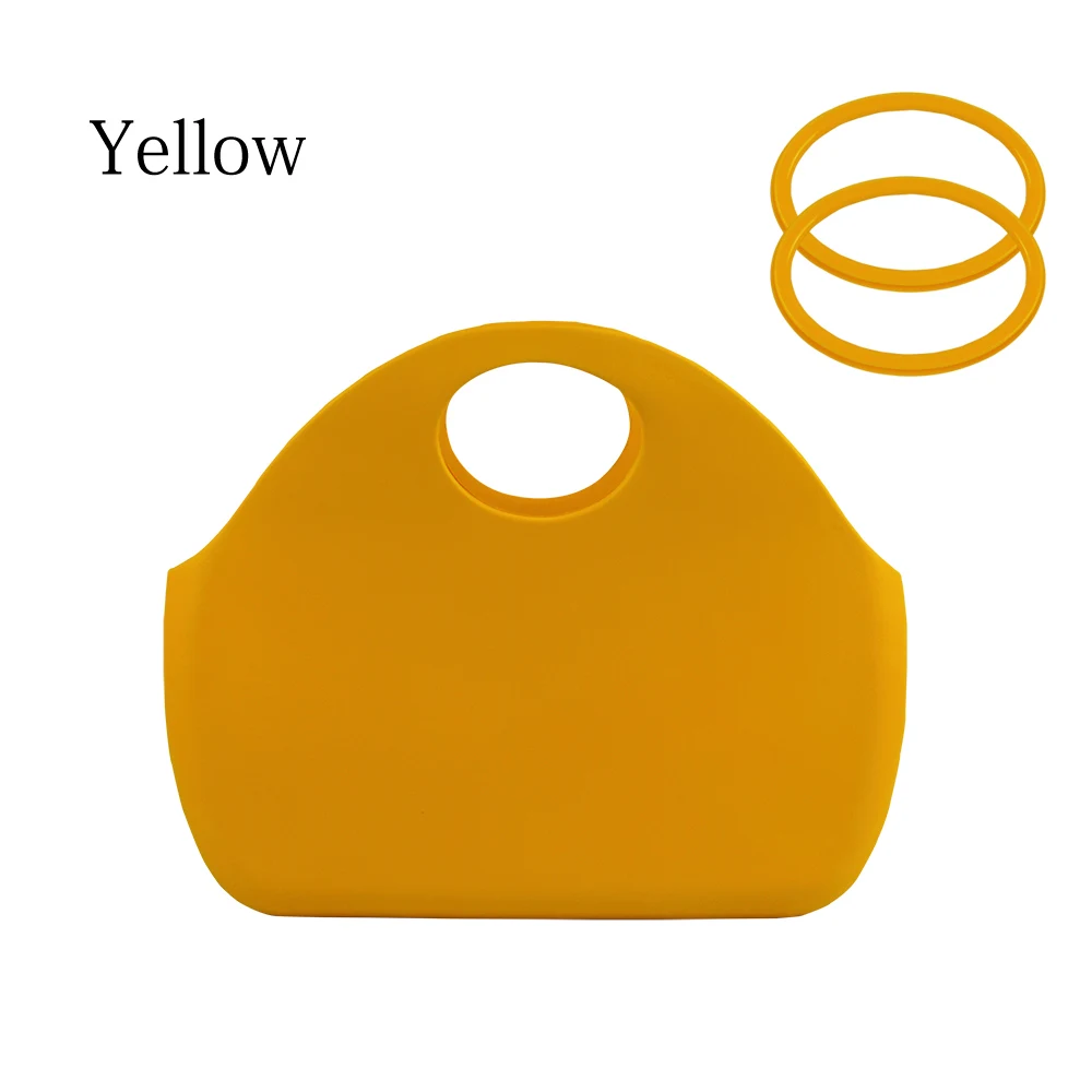 yellow Tanqu стиль obag сумка для тела O moon Классическая водонепроницаемая сумка eva резиновая силиконовая женская сумка - Цвет: yellow