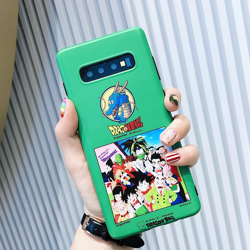 YHBBCASES мультфильм Прохладный Dragon Ball Телефон чехол для samsung S10 Plus забавные Чехлы Galaxy