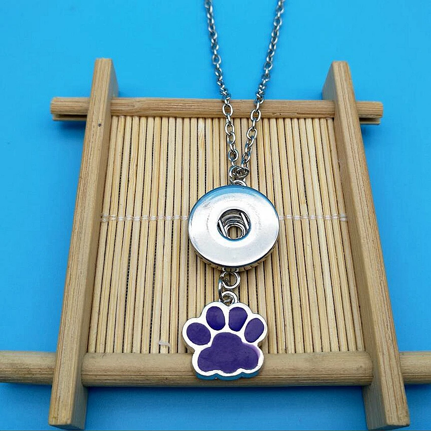 Горячая капля глазурь собака Лапа Печати медведь ручной печати и темная Пряжка