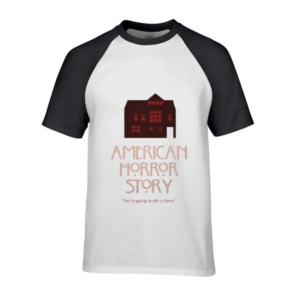 Новая Мода ужас футболка с короткими рукавами Для мужчин American Horror Story печать