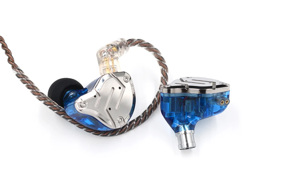 KZ ZS10 Pro металлические наушники 10 драйвер блок Гибридный 4BA+ 1DD HIFI бас наушники спортивные шумоподавление Гарнитура монитор