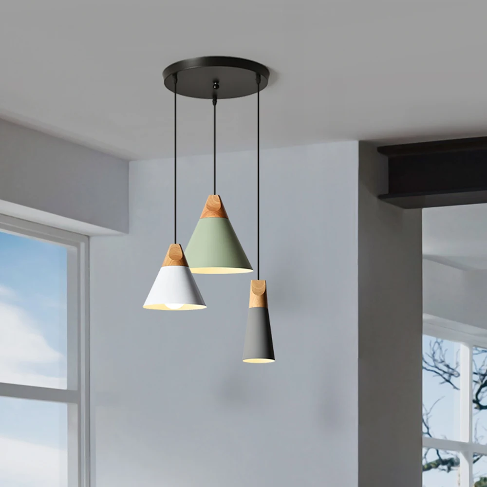 Скандинавский современный комбинированный барный подвесной светильник s