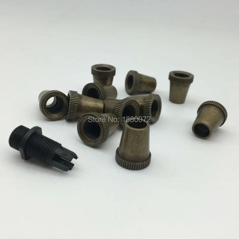 10 шт./лот металлический пружинный зажим для кабеля в винтажном стиле провода|cable