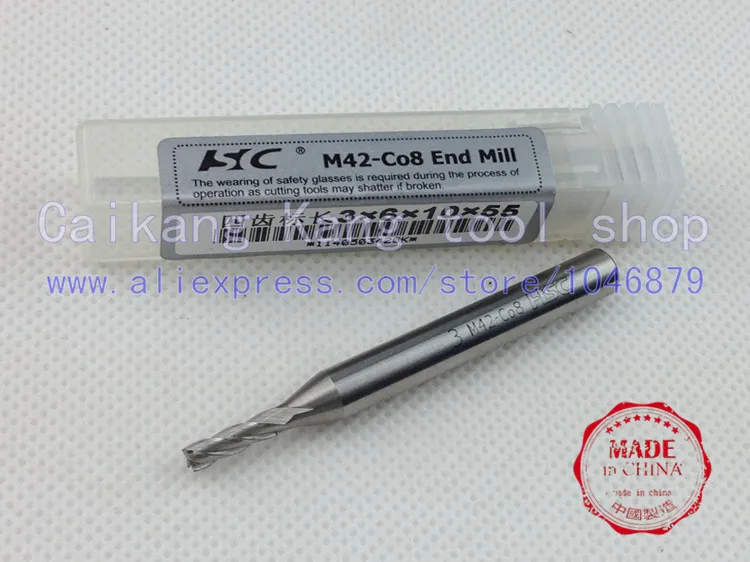 Новинка 4 флейты 3 мм сверхтвердые фрезы из кобальта твердосплавные концевые