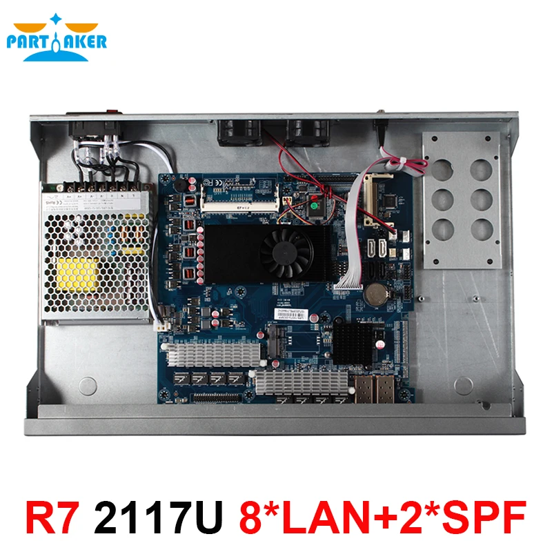 Причастником R7 межсетевой экран аппаратное устройство celeron 1037U 2117U с 8 * Intel 82583 в