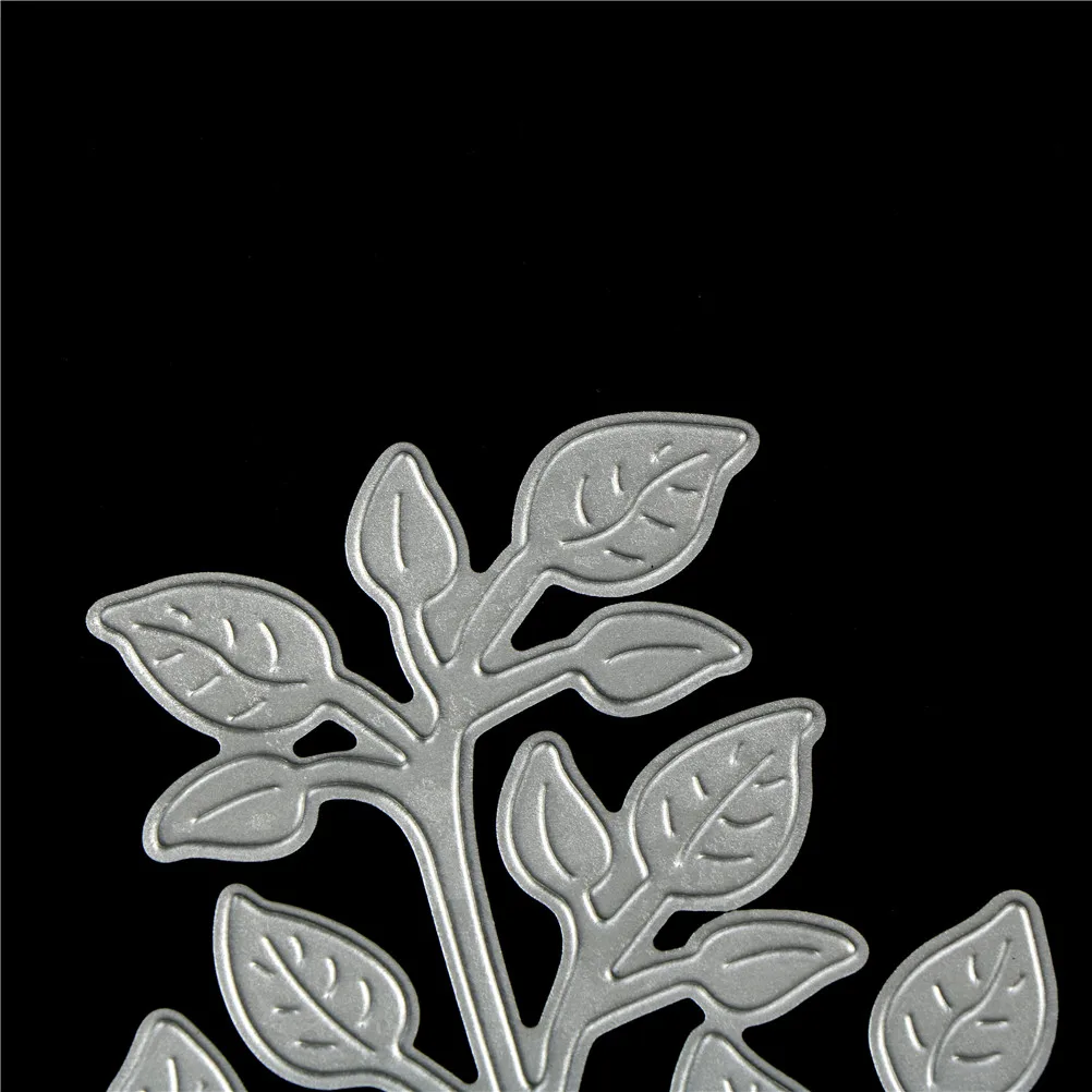 Новый лист ветви лозы металлический Трафаретный вырубной штамп для фотоальбома
