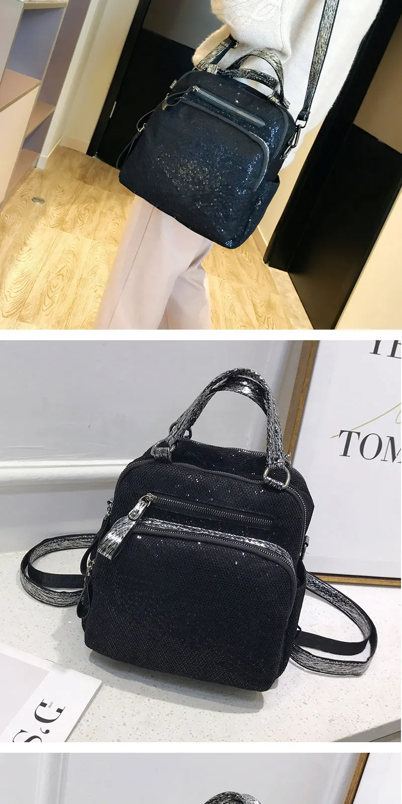 Высокое качество, женский рюкзак, черный, Mochila, женский, с отверстиями, рюкзак для девочек-подростков, рюкзак, модная школьная сумка