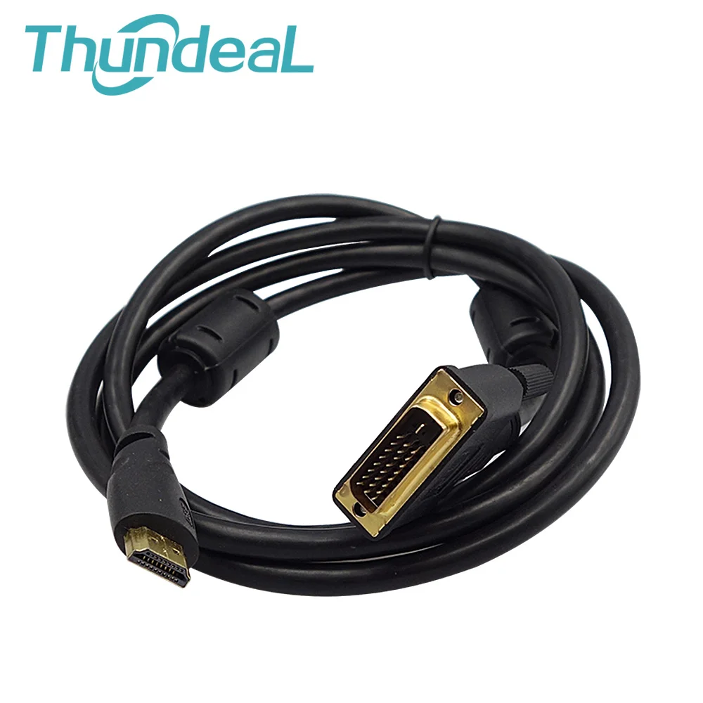 Универсальный обратного преобразования 5FT 1.5 м DVI/HDMI Совместимость HDMI/DVI DVI-D 24 + 1 Pin