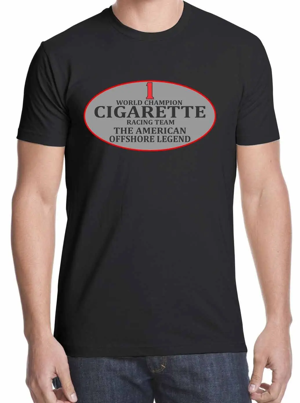 Сигареты моторные лодки Фишингер racinger новая футболка Бесплатная доставка|t-shirts