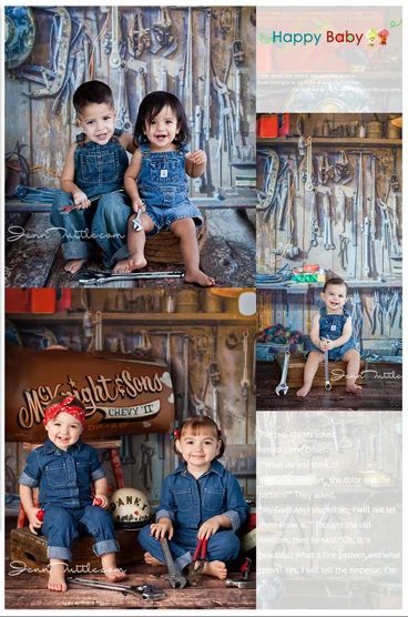 Инструмент для ремонта гаража деревянный пол дети новорожденные фотографии фоны