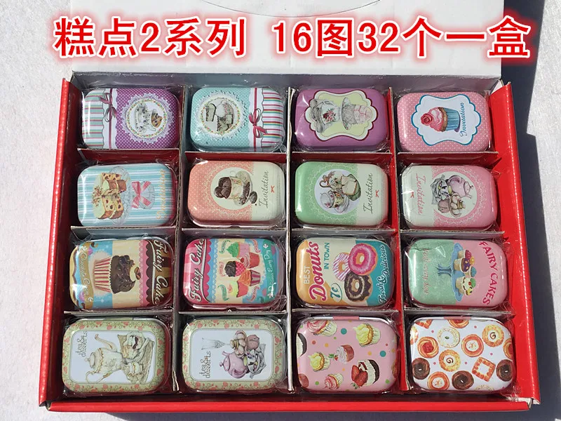 Бесплатная доставка! 1 партия = 32 шт.! Мини-Чехол из железного