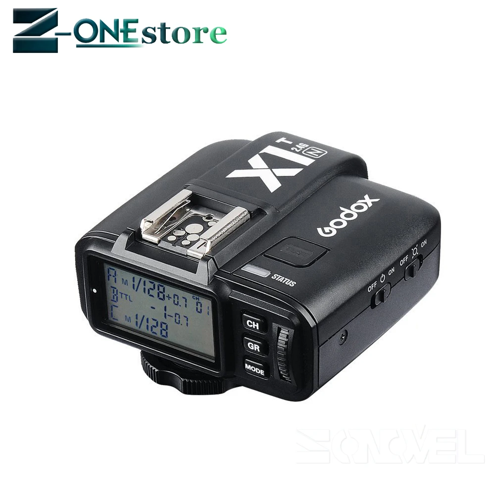 2x Godox V850II GN60 HSS 2 4G Беспроводная система X Flash Speedlite li-ion батарея + X1N передатчик для Nikon