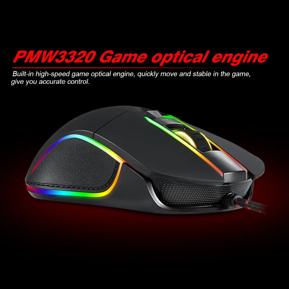 Motospeed V30 профессиональная Проводная игровая мышь 3500 dpi оптическая USB компьютерная мышь геймерские мыши X7 Android IOS Silent Mause для ПК