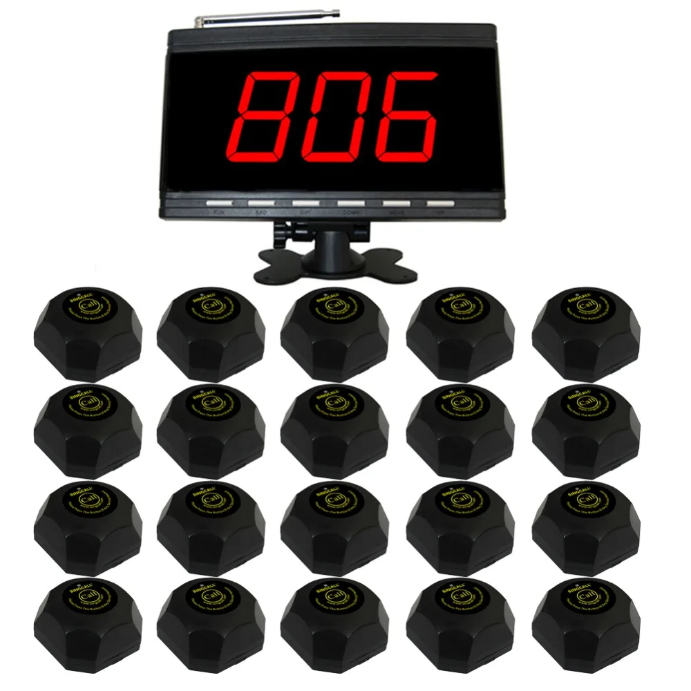 SINGCALL Ресторан Беспроводной Услуги вызова Системы для банковских чеков Villadom