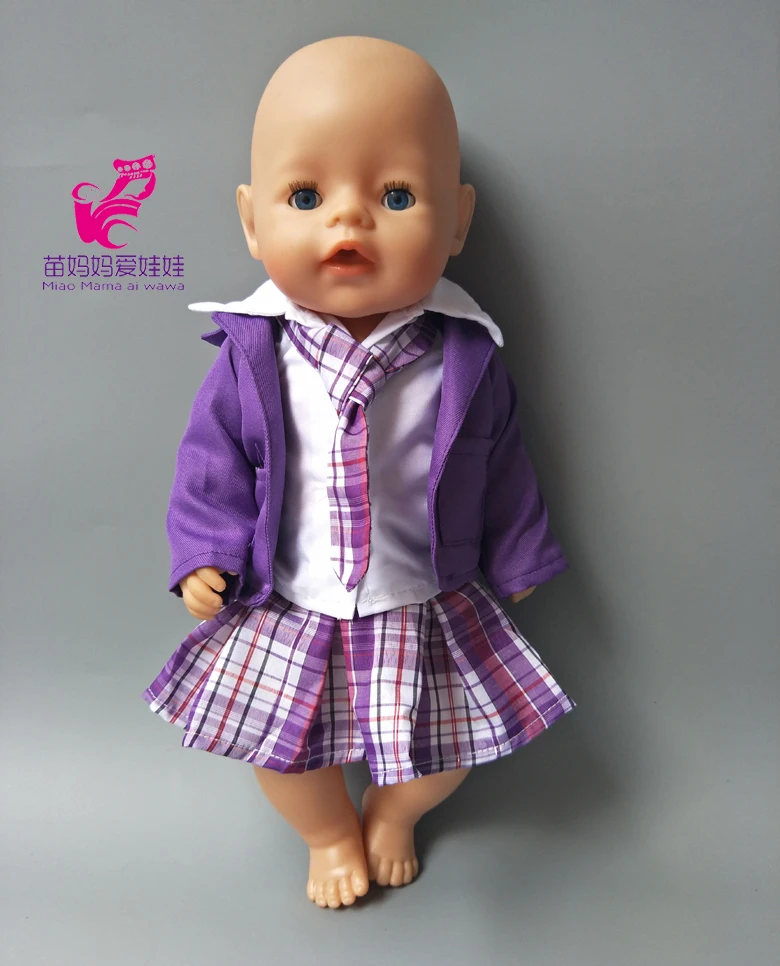 Офисное пальто платье костюм для 43 см кукол 18-дюймовой куклы Школьный девочки