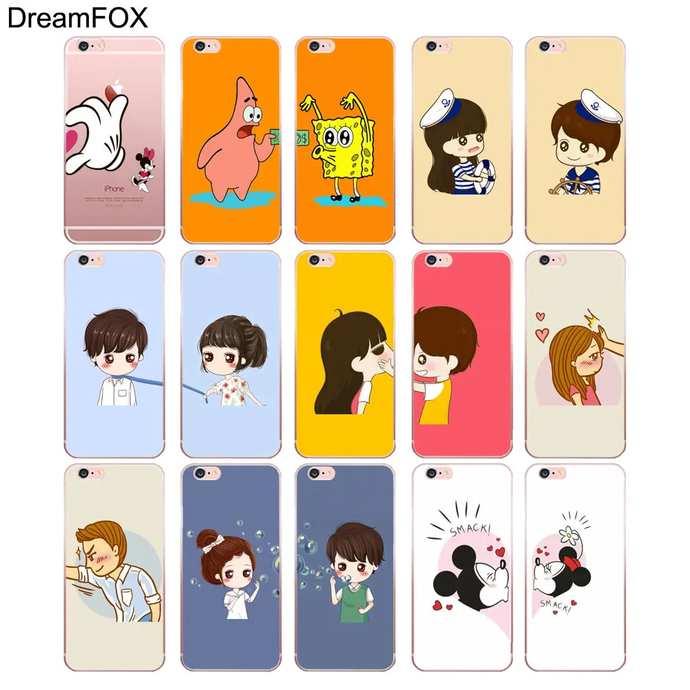 M507 Heart Couples Soft TPU Silicone Case Cover For Apple iPhone 11 Pro XR XS Max 8 X 7 6 6S Plus 5 5S SE 5C 4 4S |