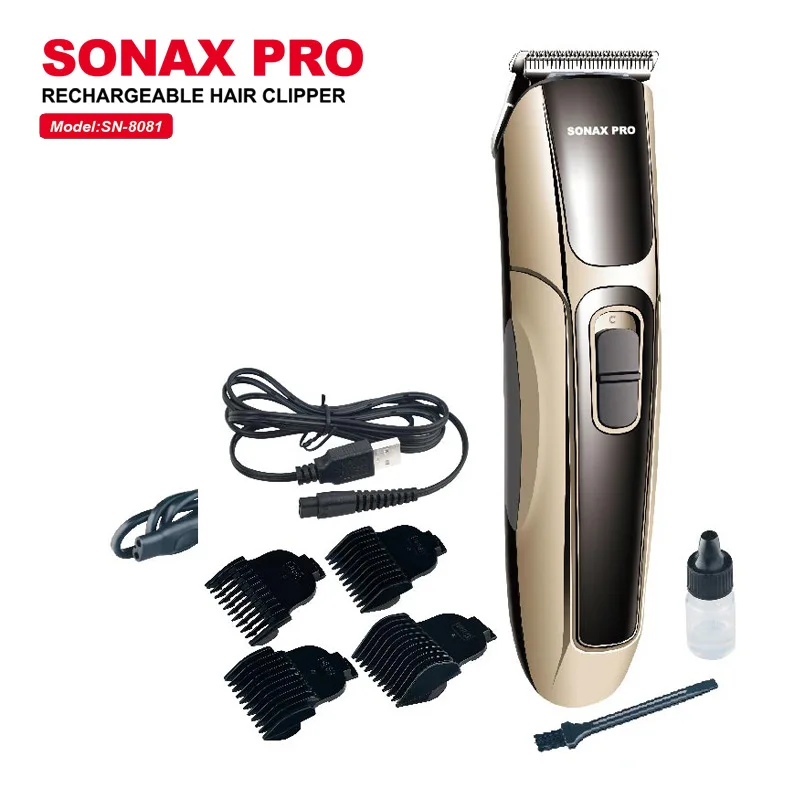 SONAX PRO Electric Hair Clipper Rechargeable Trimmer Shaver Razor Cordless Cutting Low Noise for Adult /Child Shearer | Бытовая техника