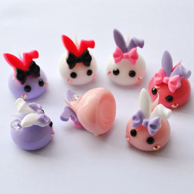 

10pcs(it is soft) 18mm cartoon teardrop silicone charms necklace pendant for DIY keychain accessory