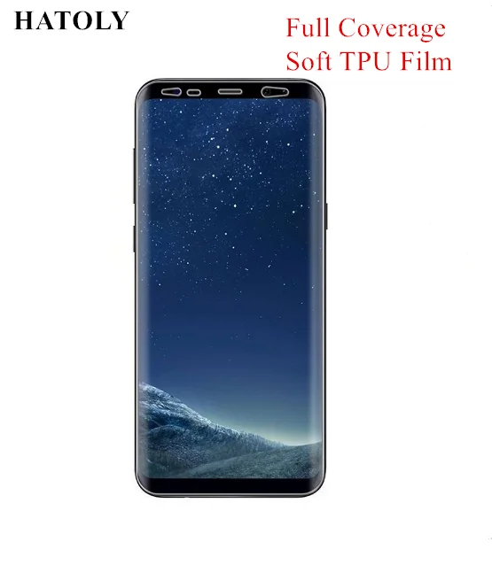 HATOLY для Samsung Galaxy S8 защитная пленка из закаленного стекла мягкого ТПУ экранная S 8