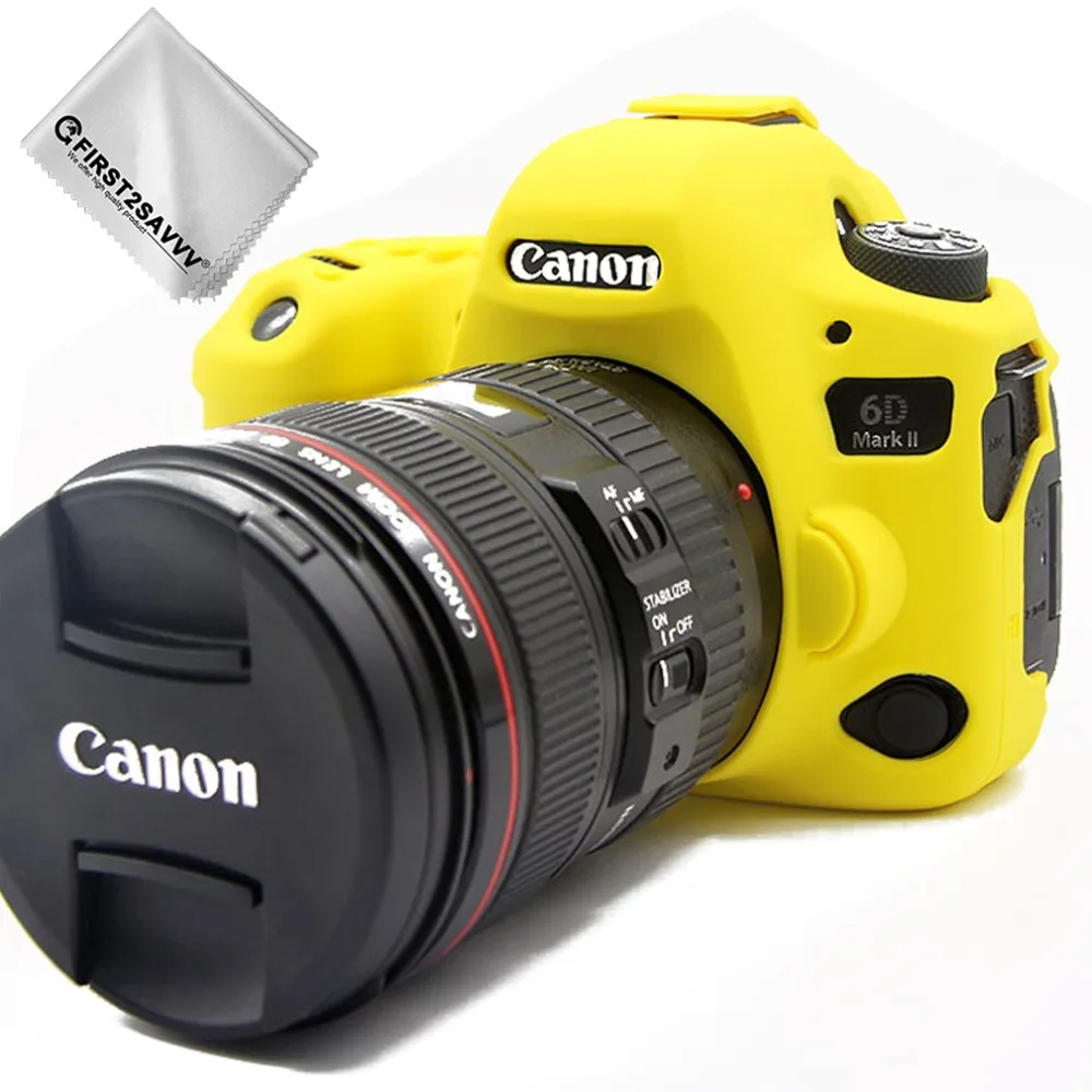 Резиновый силиконовый защитный чехол для корпуса телефона Canon EOS 6D mark ii 6D2 DSLR