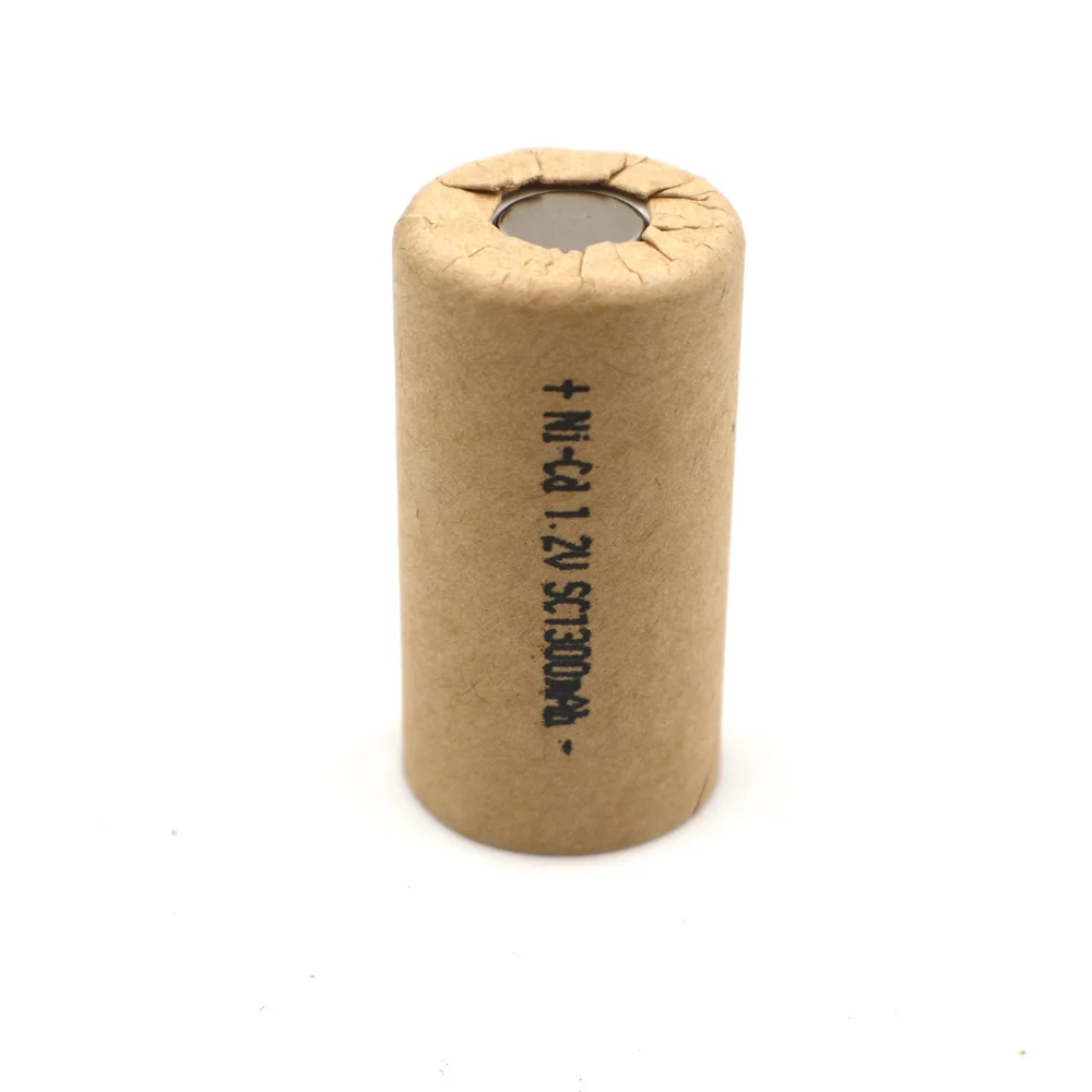 C & P Ni CD SC1300mAh 1 шт ni cd 1.3Ah nicd батареи 2 v аккумуляторная батарея ляторной разряда 10C 15C