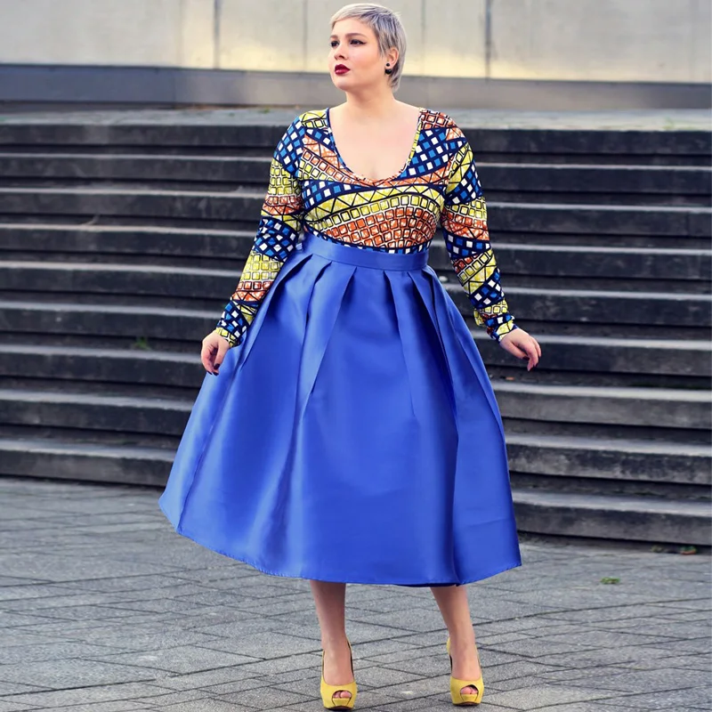 Модные женские юбки в стиле ампир Короткие вечерние до середины икры на заказ