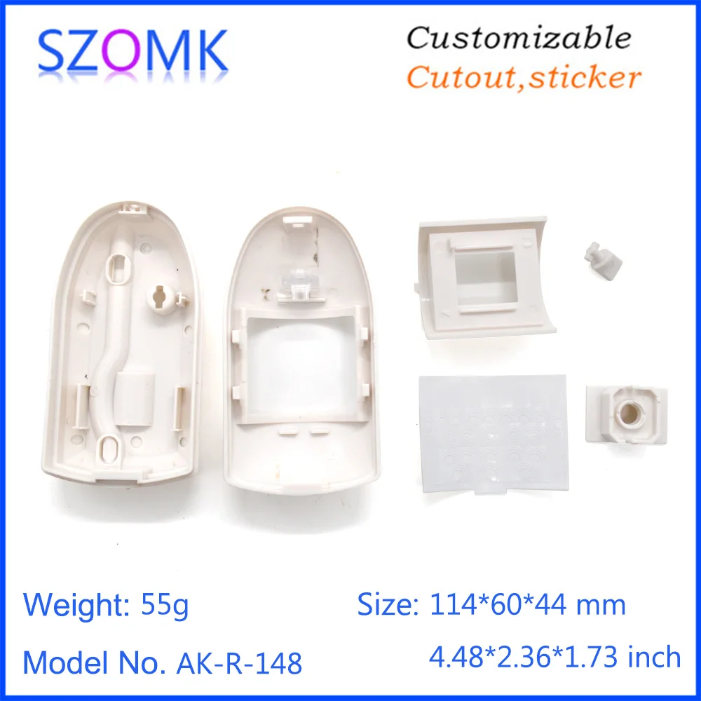 1 piece 114*60*44mm new design plastic enclosure for wireless outdoor PIR motion detector instrument housing with lens | Обустройство
