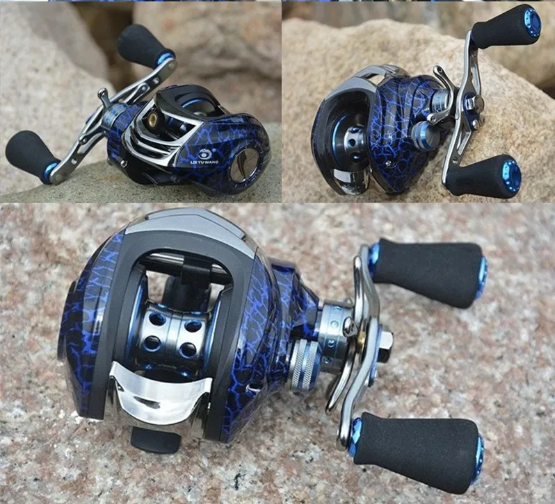 Рыболовные катушки Fishdrops катушка для baitcasing левая рука правая полный корпус из