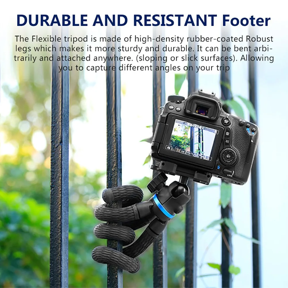 2 в 1 пластина легкий штатив держатель камеры Гибкий Осьминог монопод с шаровой