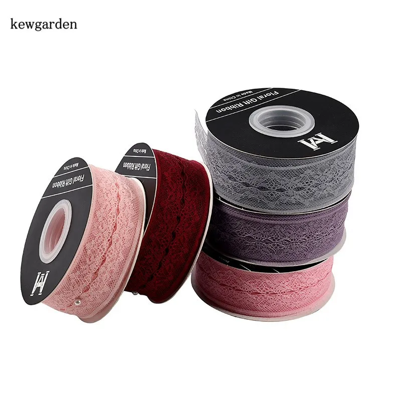 Kewgarden DIY аксессуары для банта волос полые кружевные ленты вручную изготовленная