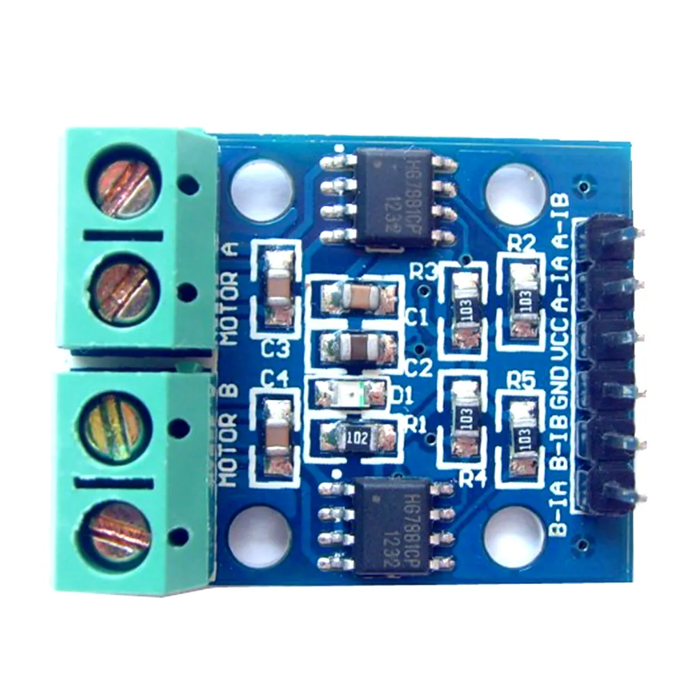 

Двухсторонняя плата драйвера двигателя HG7881 HG7881CP, модуль драйвера двигателя