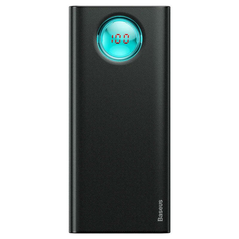 BASEUS 20000mAh банк питания для iPhone samsung huawei с цифровым дисплеем быстрое зарядное