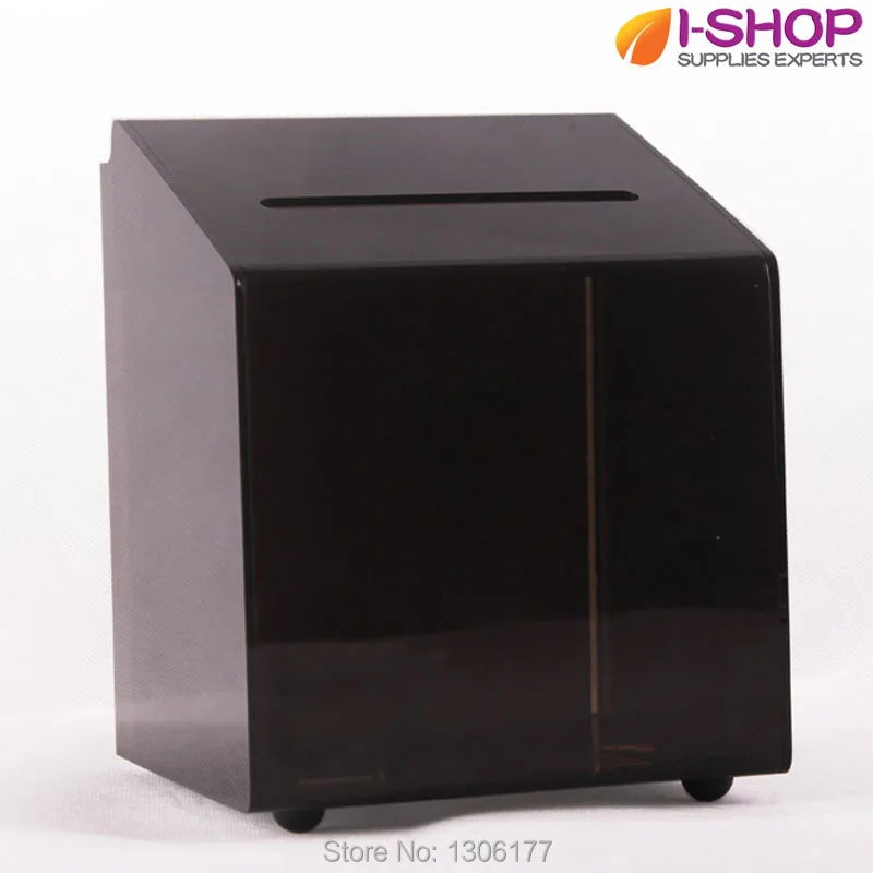 Блокировки акриловая комментарий ящик для пожертвований акрил bin дым YX2-20 | Дом и