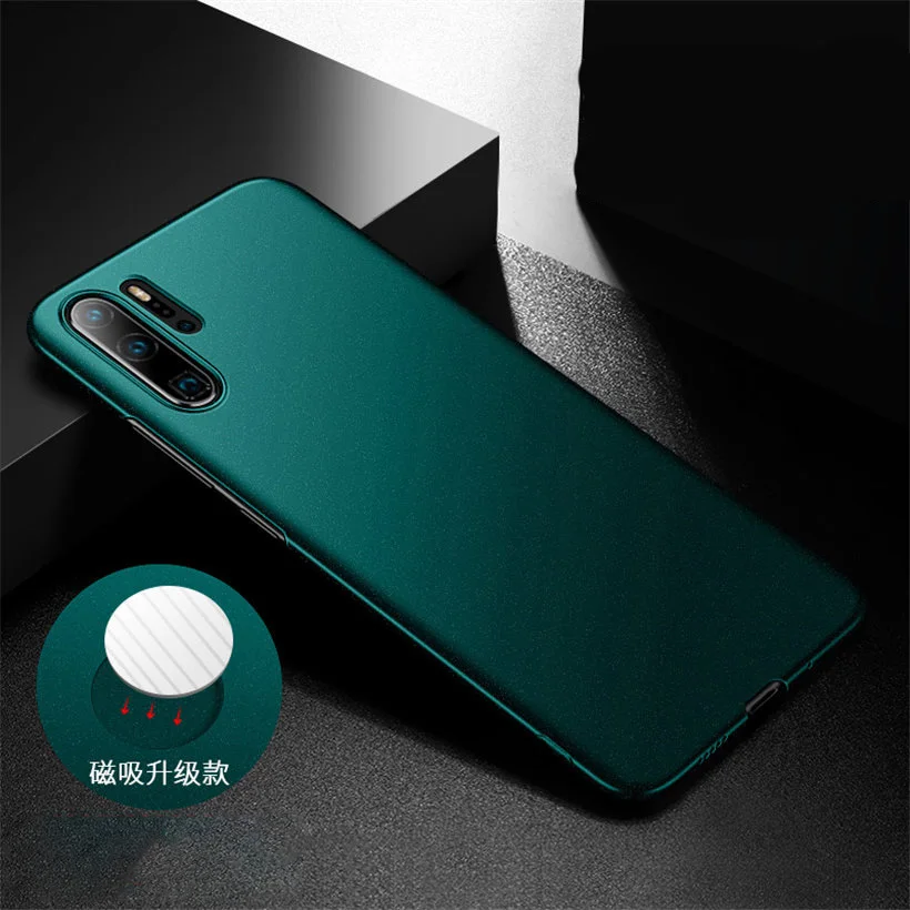 Металлический чехол с полной защитой для Huawei P30 Pro Жесткий Тонкий магнитом