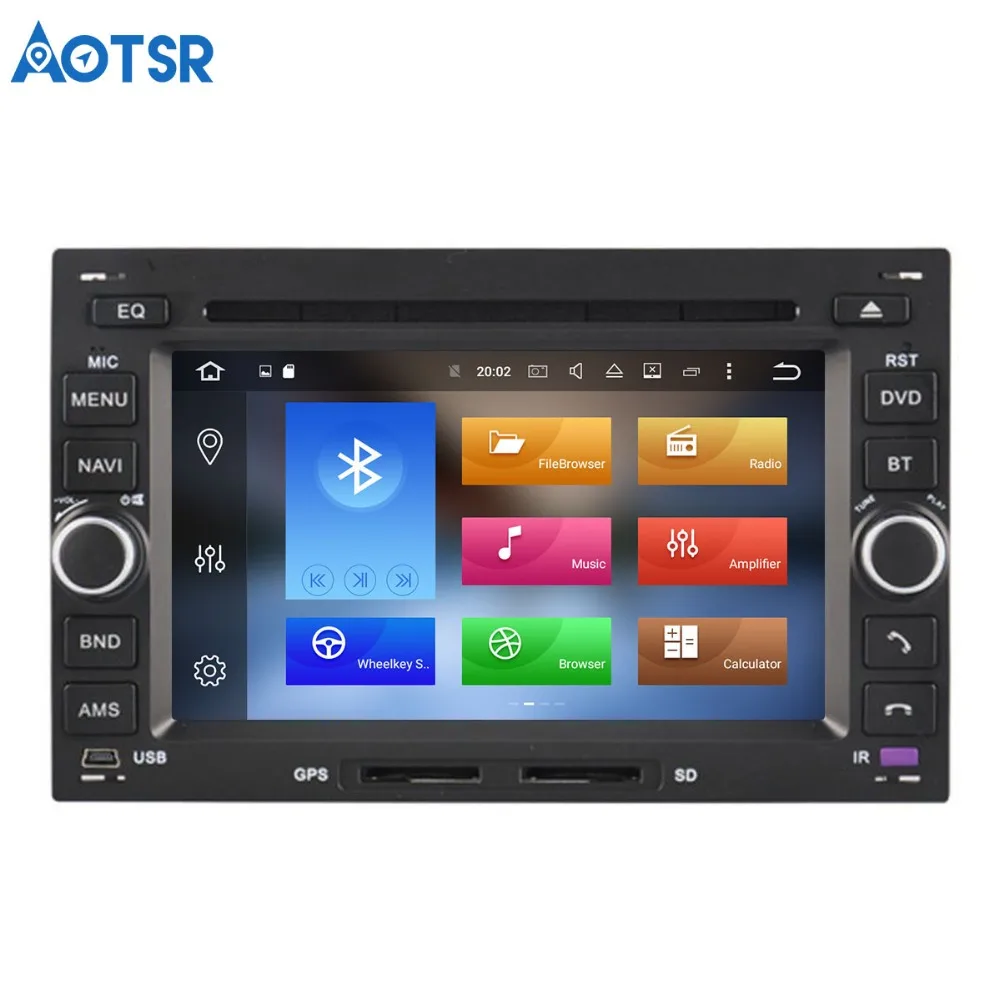 Aotsr Android 7 1 автомобильный стерео GPS навигатор DVD видео плеер для VW PASSAT B5/GOLF