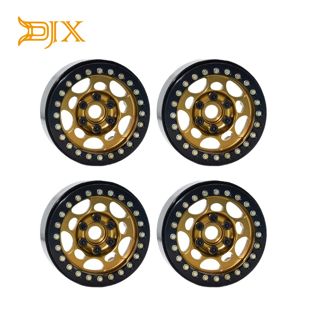 4 шт. 1 9 дюйма колесные диски Beadlock для 1/10 RC Crawler Traxxas TRX Axial SCX10 CC01 RC4WD (Бронзовый +